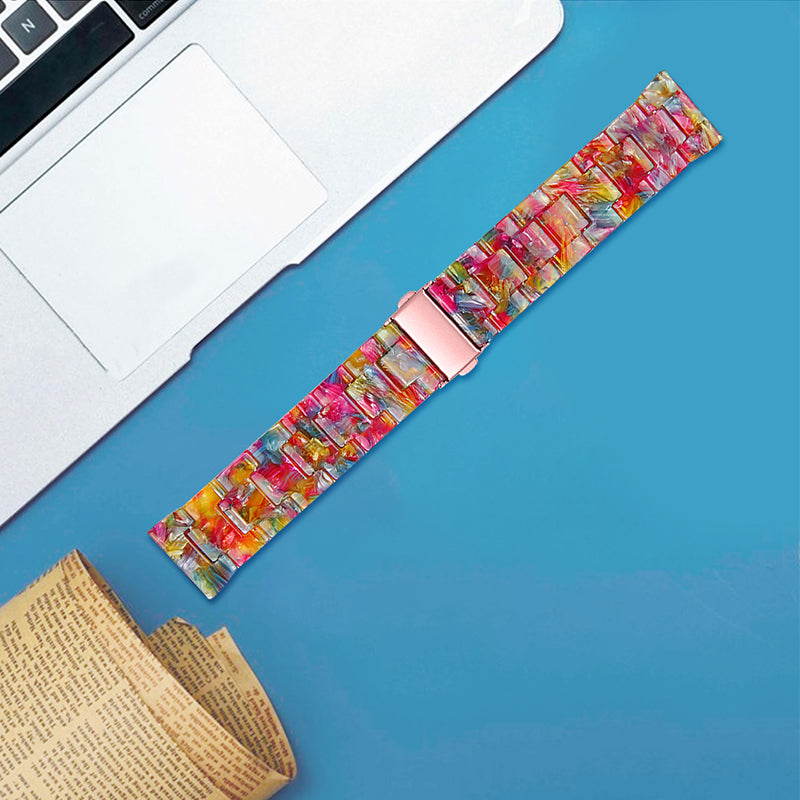 For Huawei Watch 2/Watch GT 2 42mm Resin Watch Band Wrist Strap Replacement 20mm with Stainless Steel Buckle
