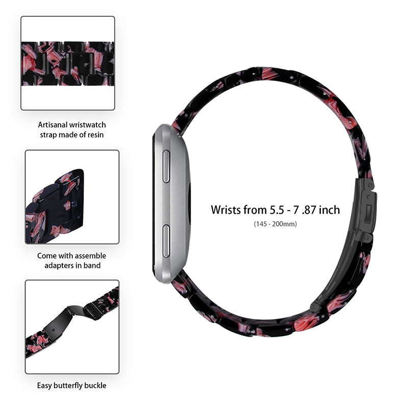 For Huawei Watch 2/Watch GT 2 42mm Resin Watch Band Wrist Strap Replacement 20mm with Stainless Steel Buckle