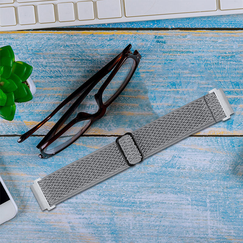 For Huami Amazfit GTR 47mm/Pace/Stratos/Stratos 2 Adjustable Elastic Watch Strap Universal 22mm Watch Band with Buckle