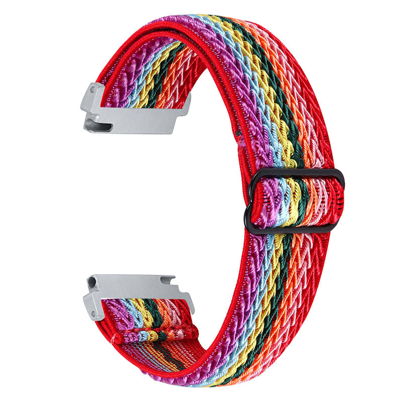 For Huami Amazfit GTR 47mm/Pace/Stratos/Stratos 2 Adjustable Elastic Watch Strap Universal 22mm Watch Band with Buckle