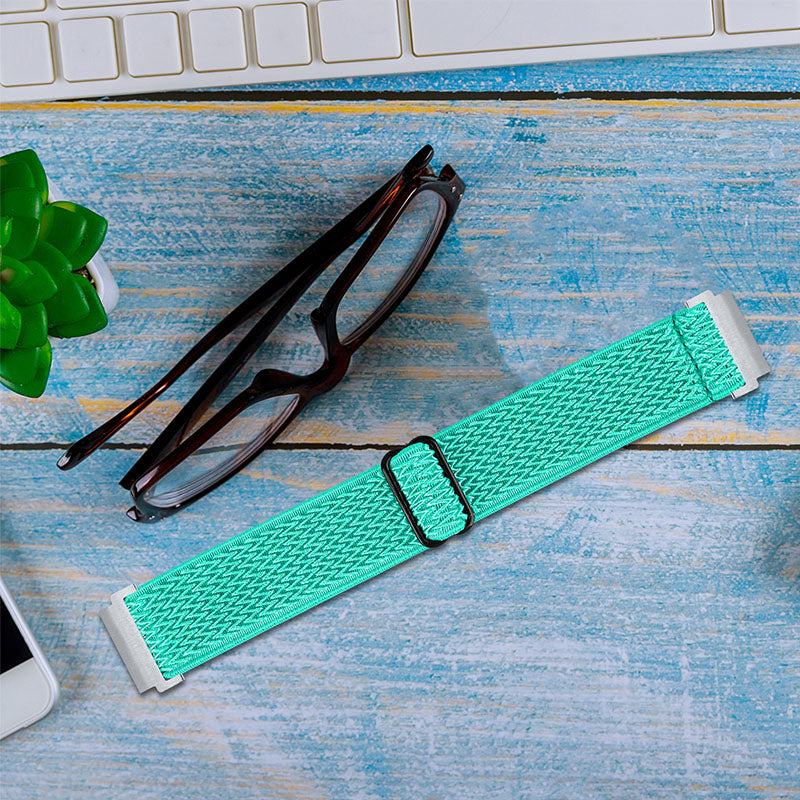 For Huami Amazfit GTR 47mm/Pace/Stratos/Stratos 2 Adjustable Elastic Watch Strap Universal 22mm Watch Band with Buckle