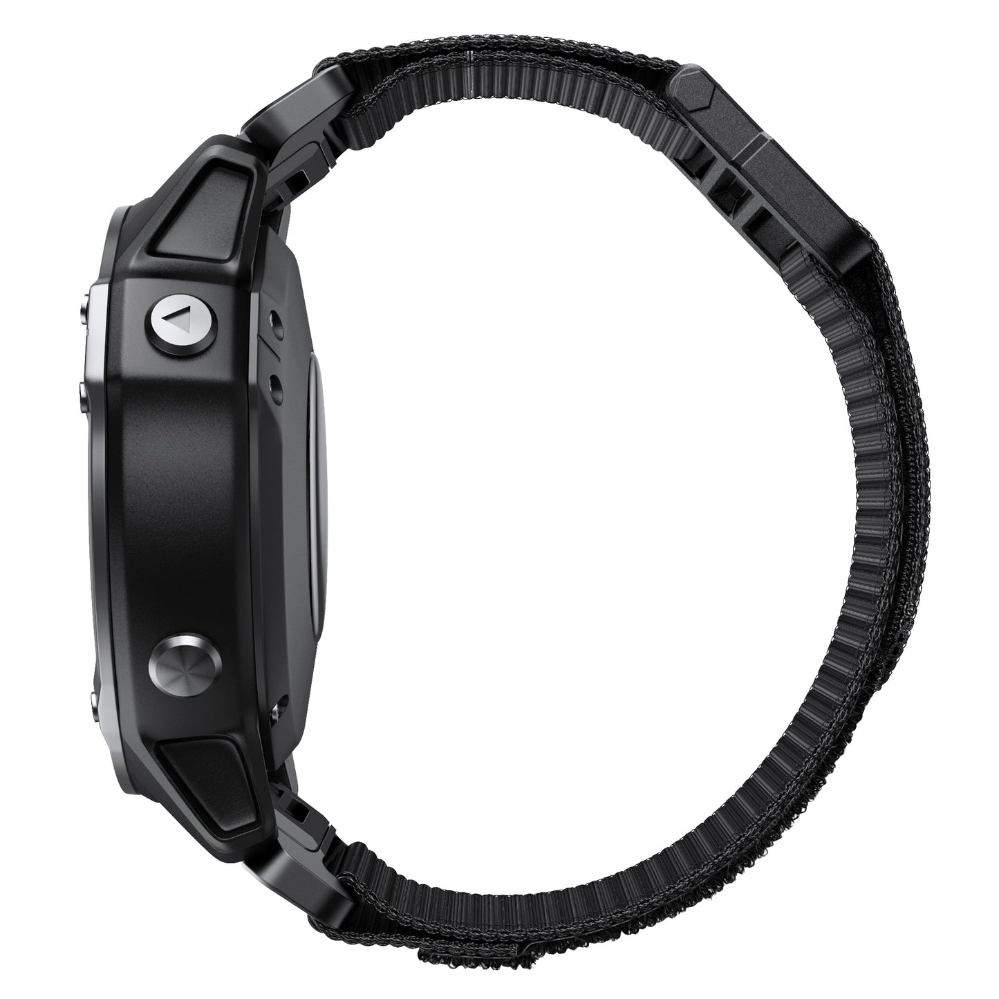 26mm Sport Loop Strap for Garmin Fenix 7X/6X/5X, Breathable Nylon Adjustable Elastic Replacement Band