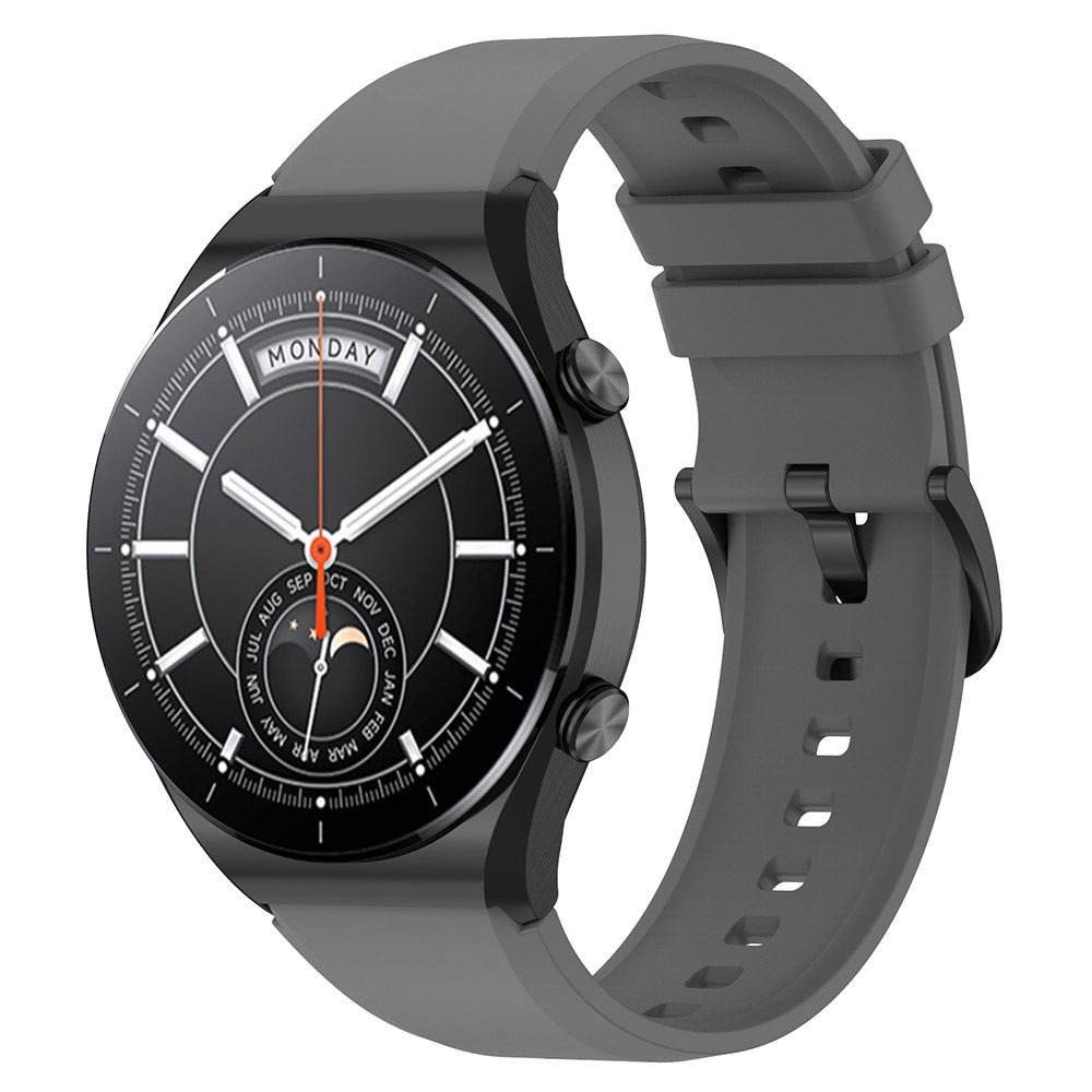 For Xiaomi Watch S1 22mm Silicone Watch Band Replacement Spare Watch Strap