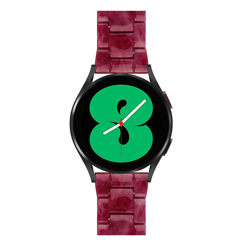 For Huami Amazfit GTR 47mm/Pace/Stratos/Stratos 2/Youth Edition 22mm Fashionable 3 Beads Resin Watch Strap Replacement Wrist Band