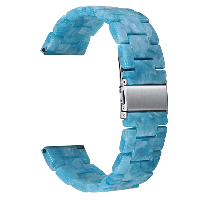 For Huami Amazfit GTR 47mm/Pace/Stratos/Stratos 2/Youth Edition 22mm Fashionable 3 Beads Resin Watch Strap Replacement Wrist Band