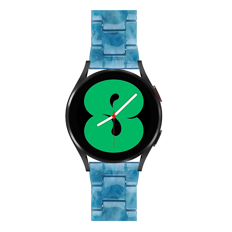 For Huami Amazfit GTR 47mm/Pace/Stratos/Stratos 2/Youth Edition 22mm Fashionable 3 Beads Resin Watch Strap Replacement Wrist Band
