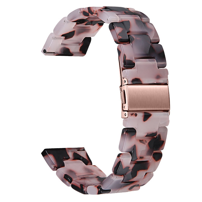 For Huami Amazfit GTR 47mm/Pace/Stratos/Stratos 2/Youth Edition 22mm Fashionable 3 Beads Resin Watch Strap Replacement Wrist Band