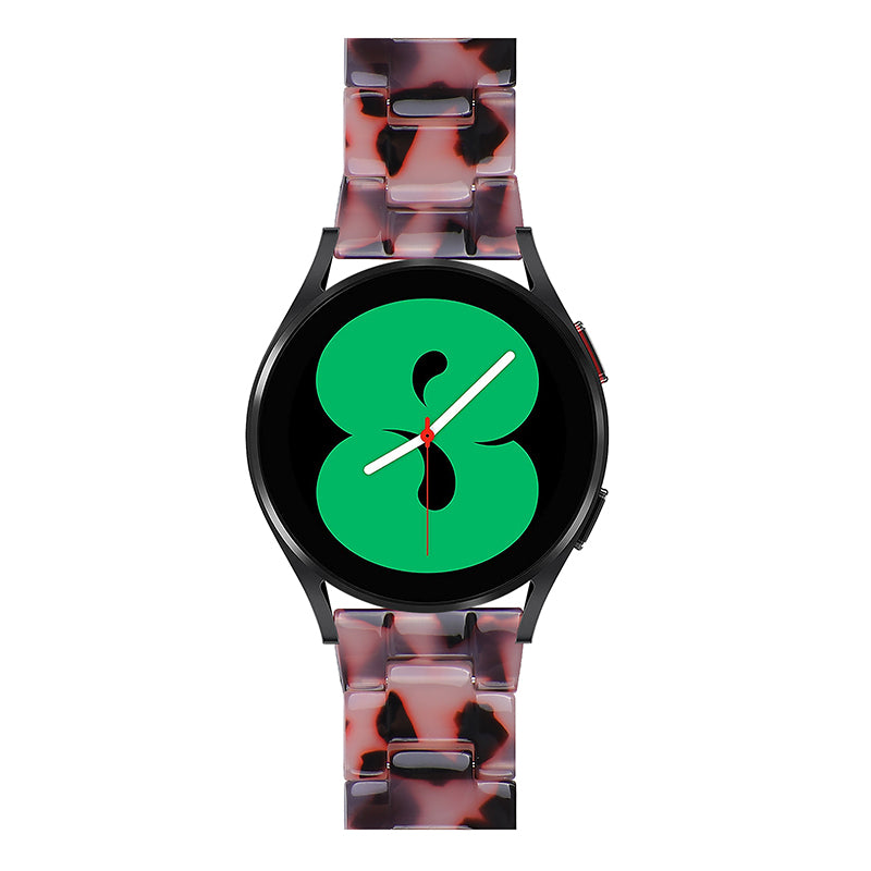 For Huami Amazfit GTR 47mm/Pace/Stratos/Stratos 2/Youth Edition 22mm Fashionable 3 Beads Resin Watch Strap Replacement Wrist Band