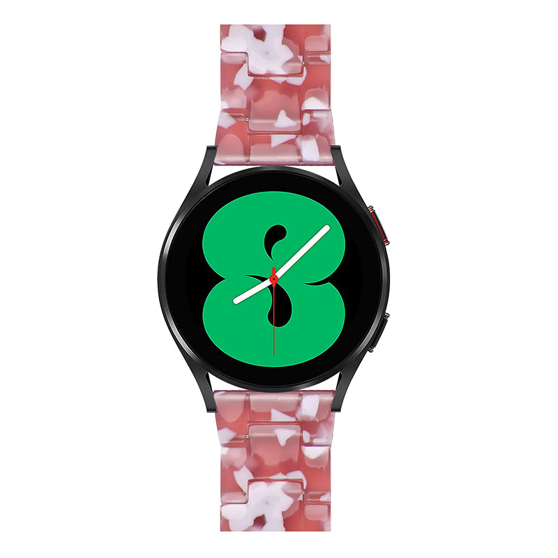 For Huami Amazfit GTR 47mm/Pace/Stratos/Stratos 2/Youth Edition 22mm Fashionable 3 Beads Resin Watch Strap Replacement Wrist Band