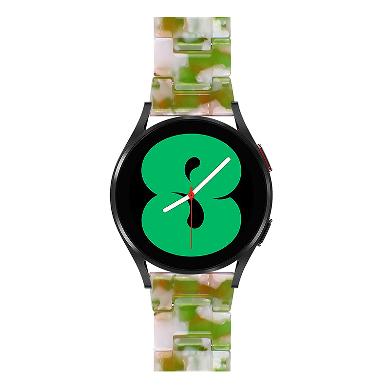 For Huami Amazfit GTR 47mm/Pace/Stratos/Stratos 2/Youth Edition 22mm Fashionable 3 Beads Resin Watch Strap Replacement Wrist Band