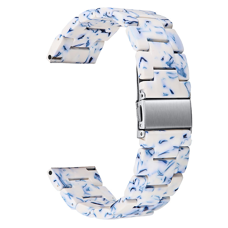 For Huami Amazfit GTR 47mm/Pace/Stratos/Stratos 2/Youth Edition 22mm Fashionable 3 Beads Resin Watch Strap Replacement Wrist Band