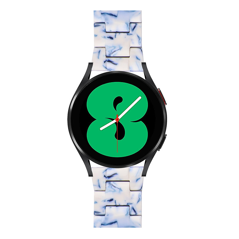 For Huami Amazfit GTR 47mm/Pace/Stratos/Stratos 2/Youth Edition 22mm Fashionable 3 Beads Resin Watch Strap Replacement Wrist Band