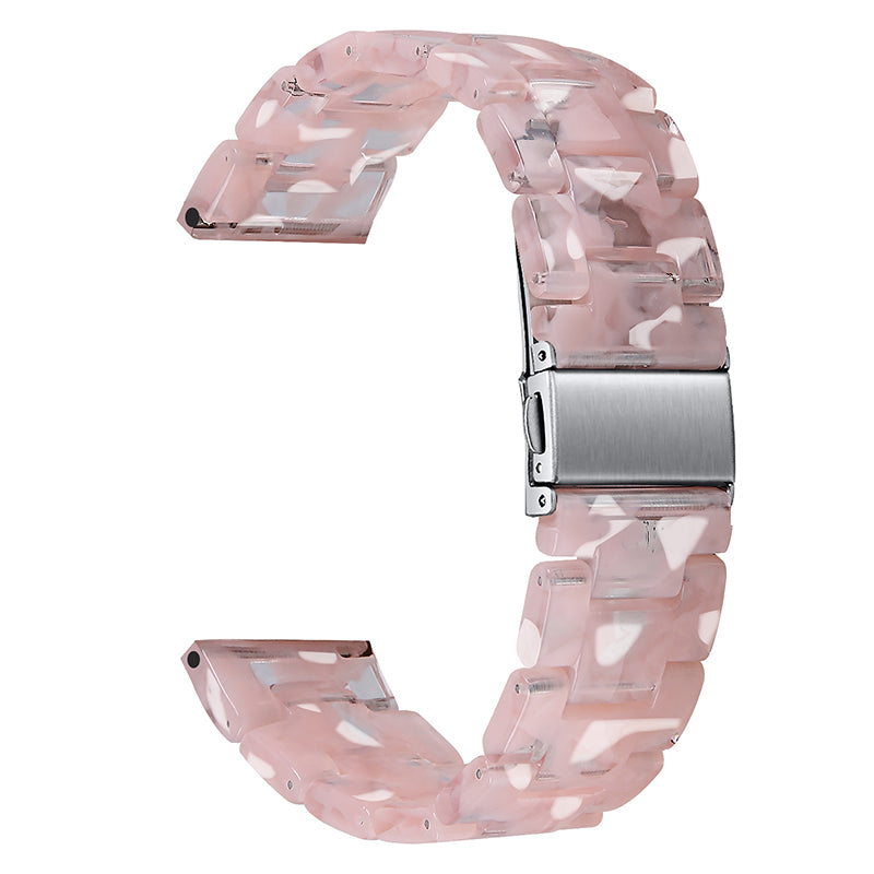 For Huami Amazfit GTR 47mm/Pace/Stratos/Stratos 2/Youth Edition 22mm Fashionable 3 Beads Resin Watch Strap Replacement Wrist Band