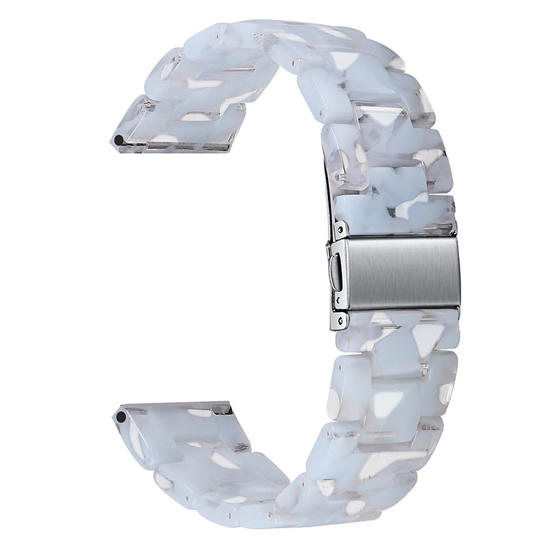 For Huami Amazfit GTR 47mm/Pace/Stratos/Stratos 2/Youth Edition 22mm Fashionable 3 Beads Resin Watch Strap Replacement Wrist Band