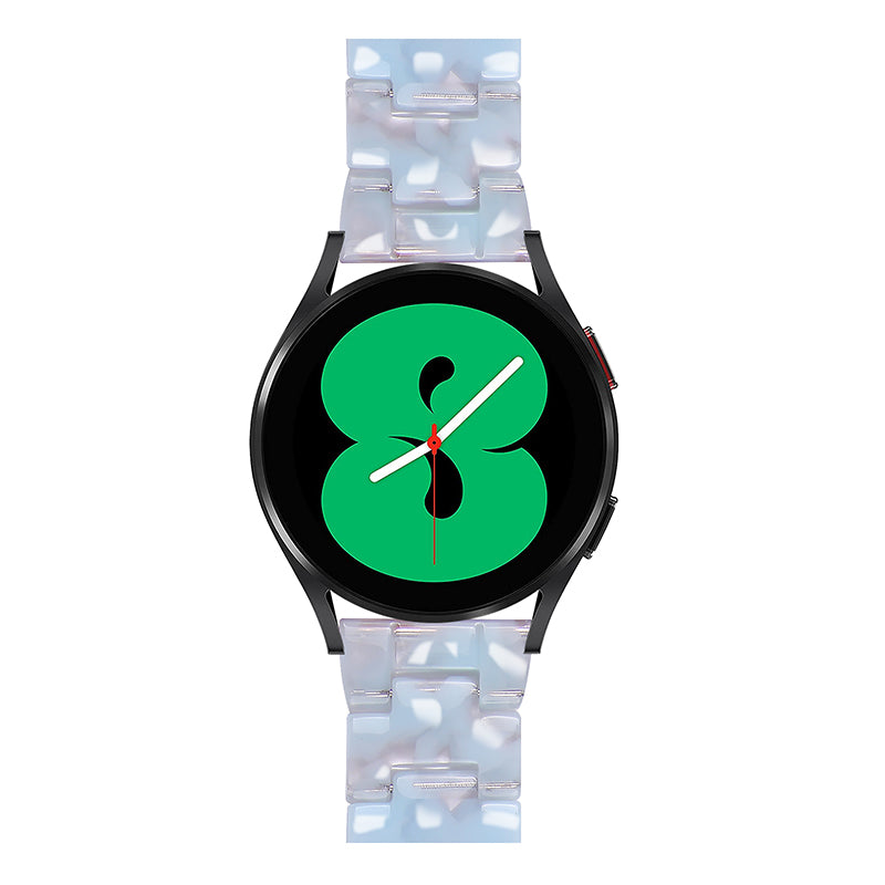 For Huami Amazfit GTR 47mm/Pace/Stratos/Stratos 2/Youth Edition 22mm Fashionable 3 Beads Resin Watch Strap Replacement Wrist Band