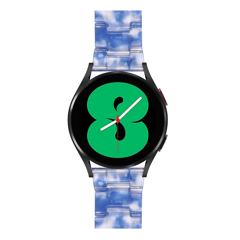 For Huami Amazfit GTR 47mm/Pace/Stratos/Stratos 2/Youth Edition 22mm Fashionable 3 Beads Resin Watch Strap Replacement Wrist Band