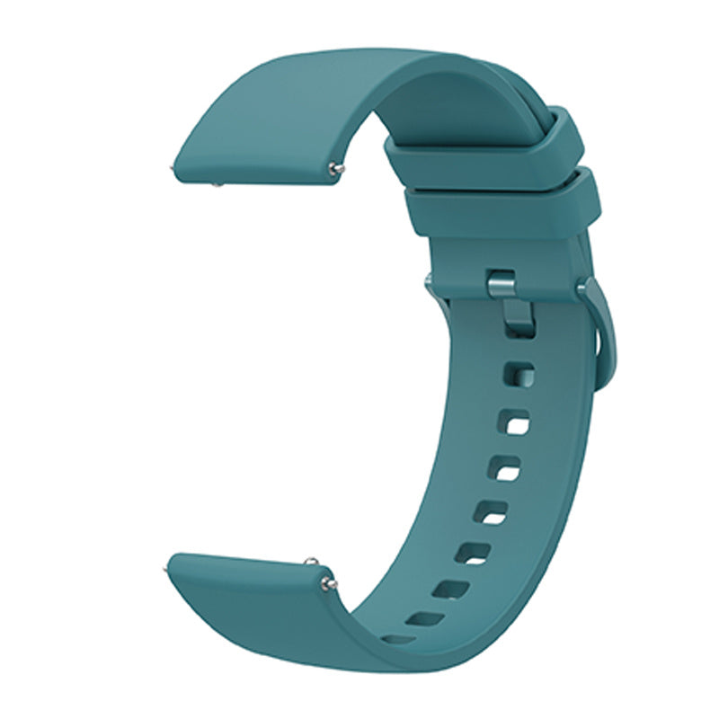 For Huawei TalkBand B5 Solid Color Soft Silicone Watch Band 18mm Adjustable Replacement Strap