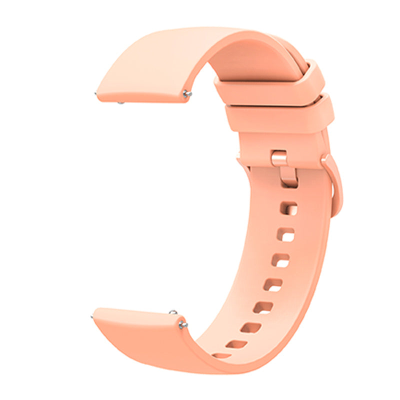 For Huawei TalkBand B5 Solid Color Soft Silicone Watch Band 18mm Adjustable Replacement Strap