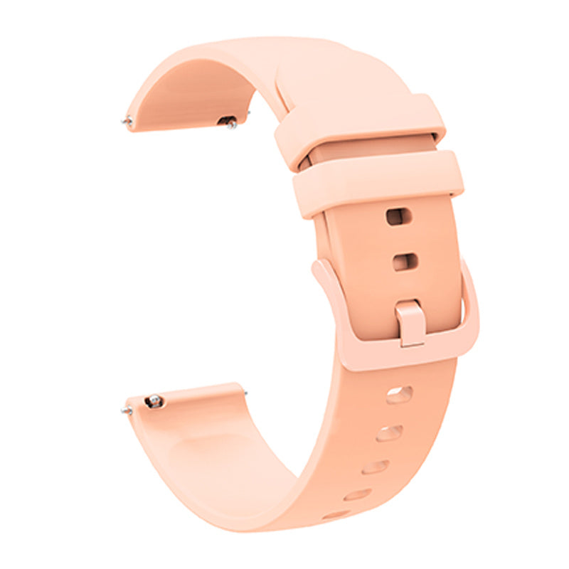 For Huawei TalkBand B5 Solid Color Soft Silicone Watch Band 18mm Adjustable Replacement Strap
