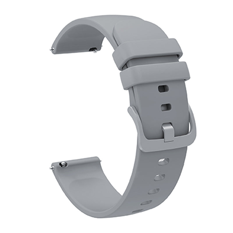 For Huawei TalkBand B5 Solid Color Soft Silicone Watch Band 18mm Adjustable Replacement Strap