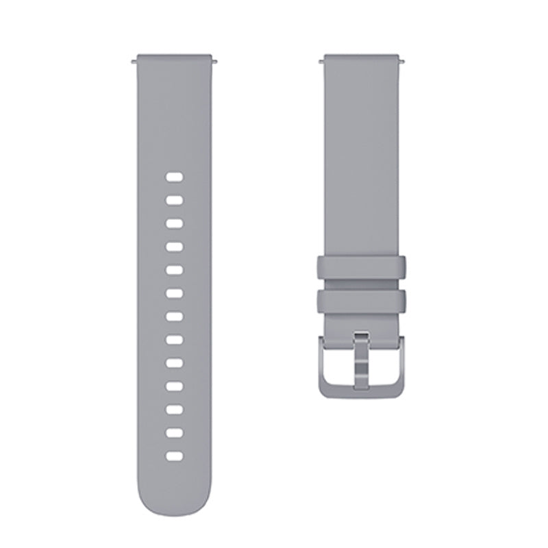 For Huawei TalkBand B5 Solid Color Soft Silicone Watch Band 18mm Adjustable Replacement Strap