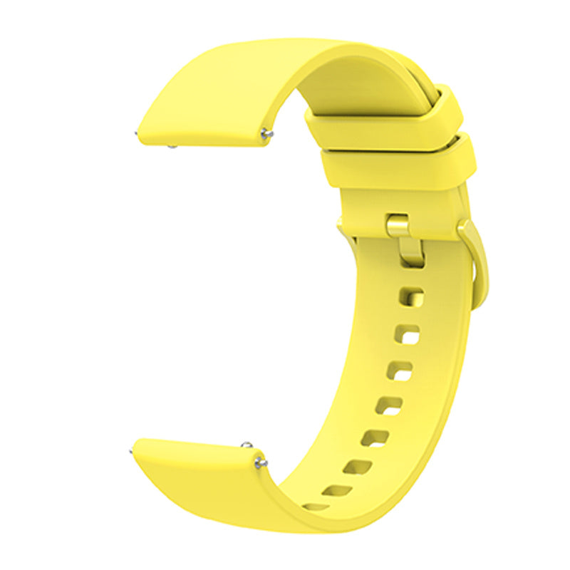 For Huawei TalkBand B5 Solid Color Soft Silicone Watch Band 18mm Adjustable Replacement Strap