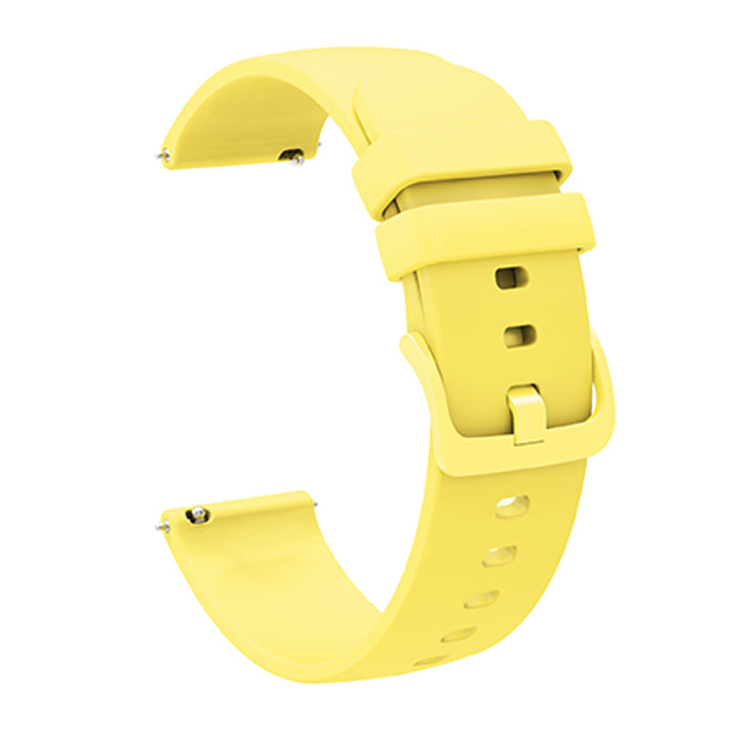 For Huawei TalkBand B5 Solid Color Soft Silicone Watch Band 18mm Adjustable Replacement Strap