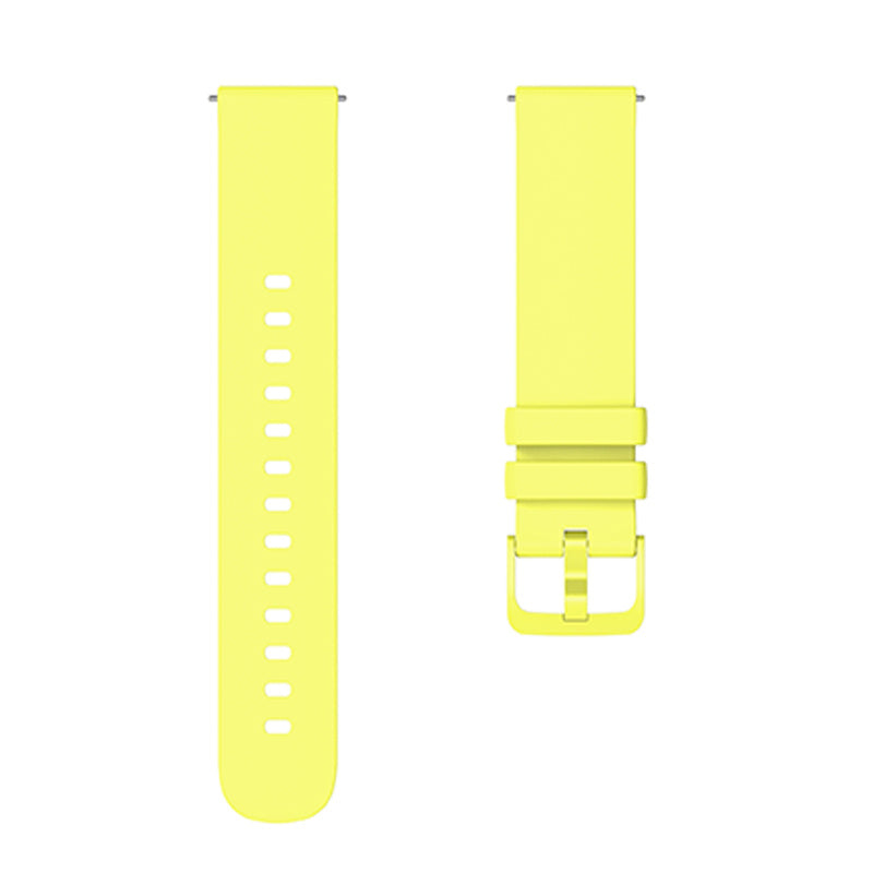 For Huawei TalkBand B5 Solid Color Soft Silicone Watch Band 18mm Adjustable Replacement Strap