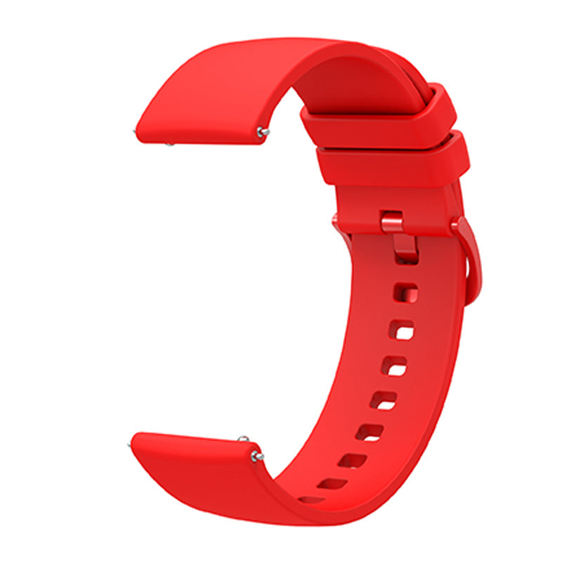 For Huawei TalkBand B5 Solid Color Soft Silicone Watch Band 18mm Adjustable Replacement Strap