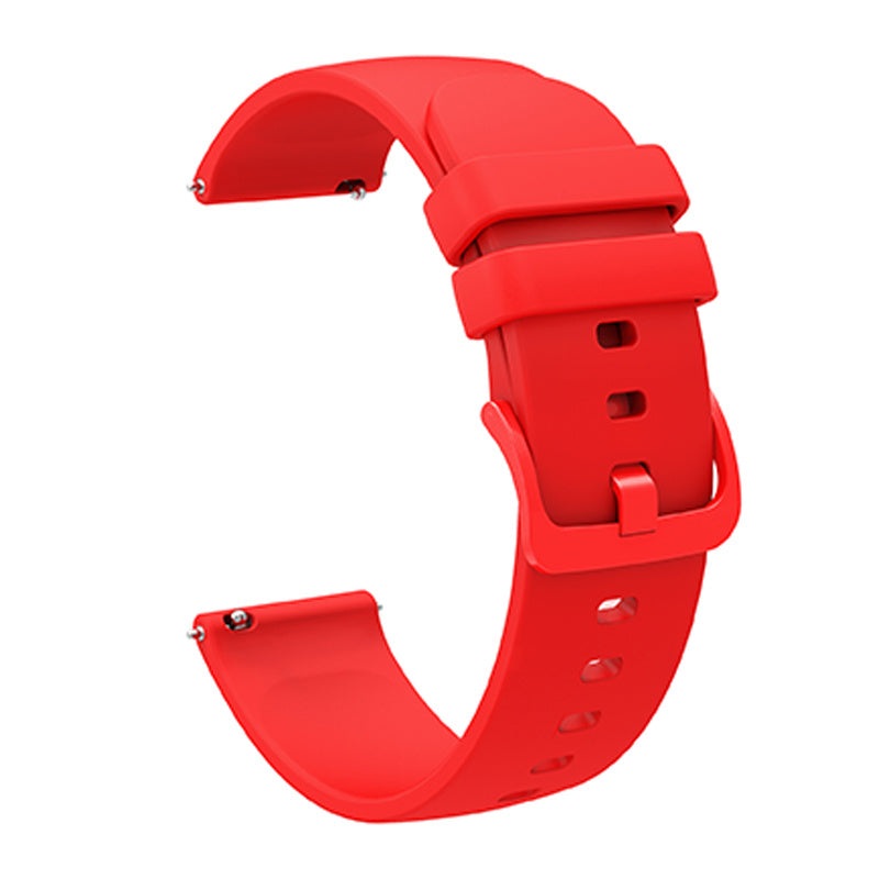 For Huawei TalkBand B5 Solid Color Soft Silicone Watch Band 18mm Adjustable Replacement Strap