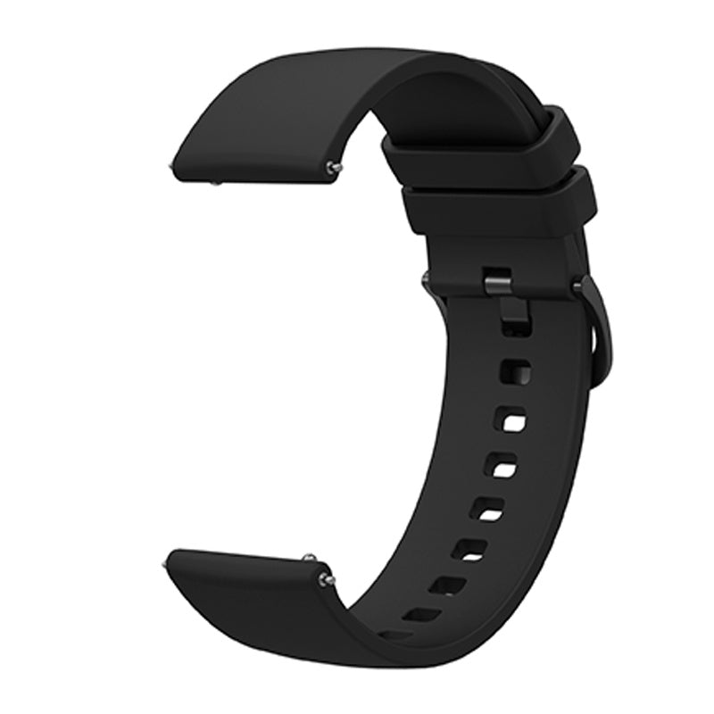 For Huawei TalkBand B5 Solid Color Soft Silicone Watch Band 18mm Adjustable Replacement Strap