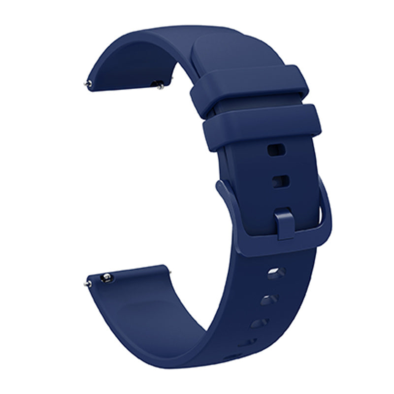 For Huawei TalkBand B5 Solid Color Soft Silicone Watch Band 18mm Adjustable Replacement Strap