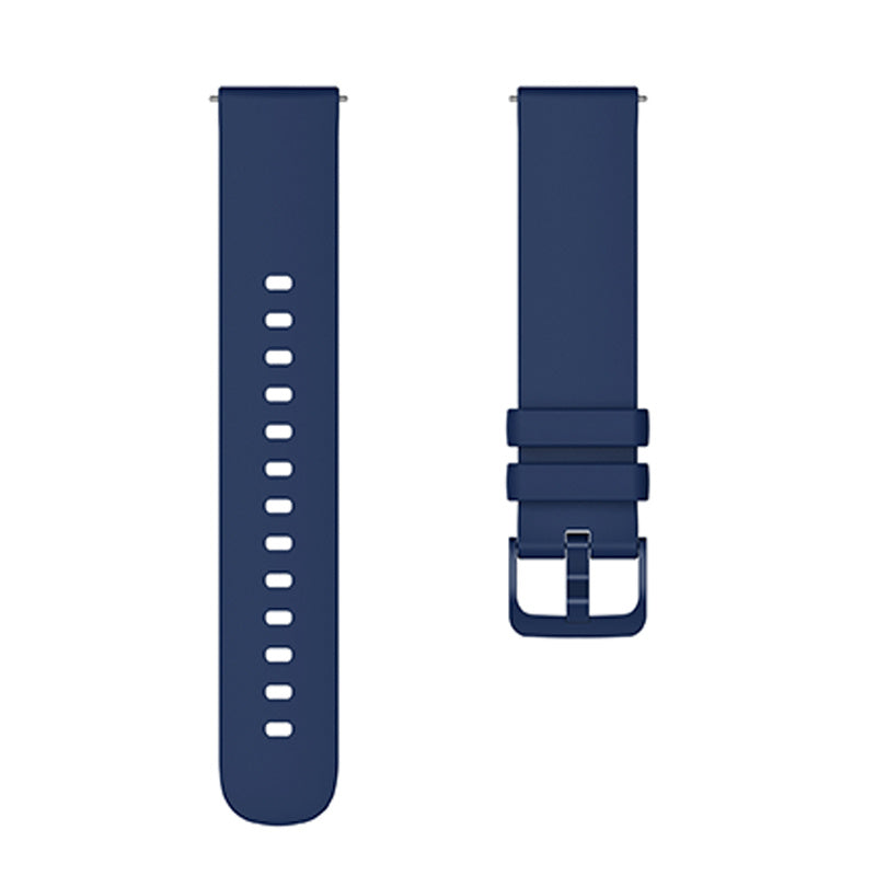 For Huawei TalkBand B5 Solid Color Soft Silicone Watch Band 18mm Adjustable Replacement Strap