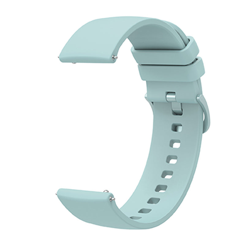 For Huawei TalkBand B5 Solid Color Soft Silicone Watch Band 18mm Adjustable Replacement Strap