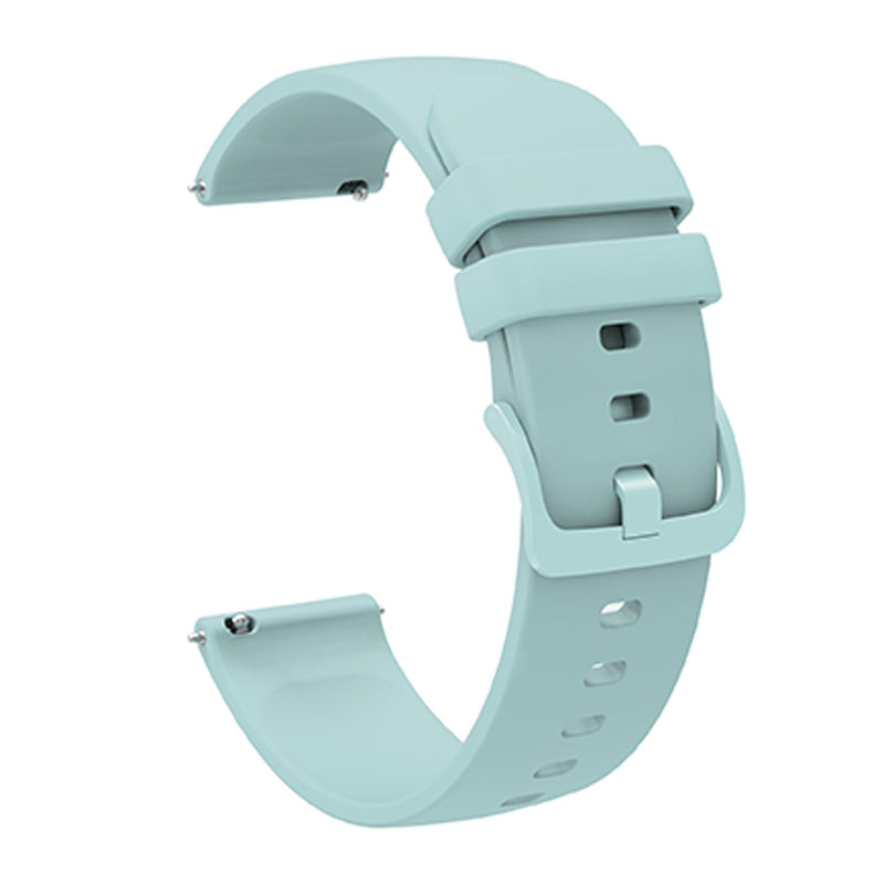 For Huawei TalkBand B5 Solid Color Soft Silicone Watch Band 18mm Adjustable Replacement Strap