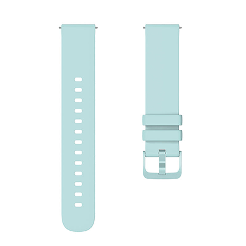 For Huawei TalkBand B5 Solid Color Soft Silicone Watch Band 18mm Adjustable Replacement Strap