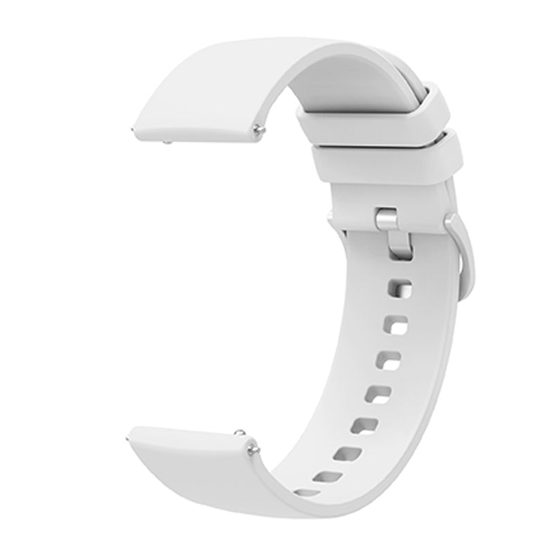 For Huawei TalkBand B5 Solid Color Soft Silicone Watch Band 18mm Adjustable Replacement Strap