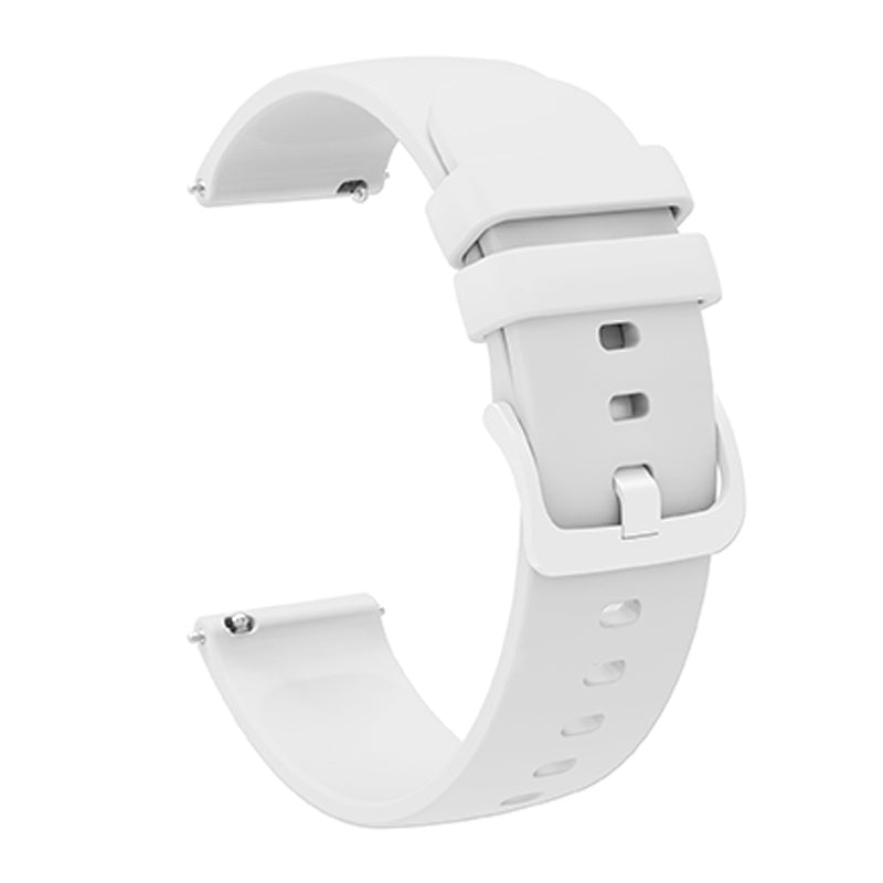 For Huawei TalkBand B5 Solid Color Soft Silicone Watch Band 18mm Adjustable Replacement Strap