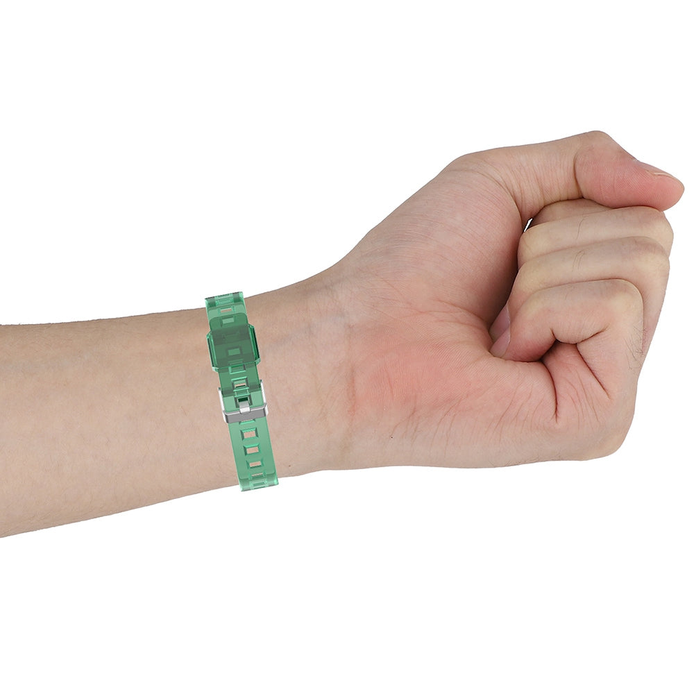 For Huawei Band 7/Band 6/Honor Band 6 Replacement Transparent TPU Watch Strap Wrist Band with Watch Case
