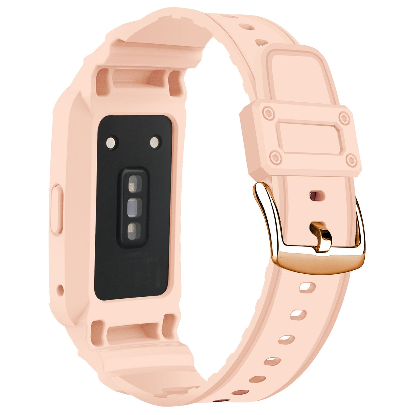For Honor Band 6/Huawei Band 6/7 Replacement TPU Watch Band Adjustable Wrist Strap + Watch Case