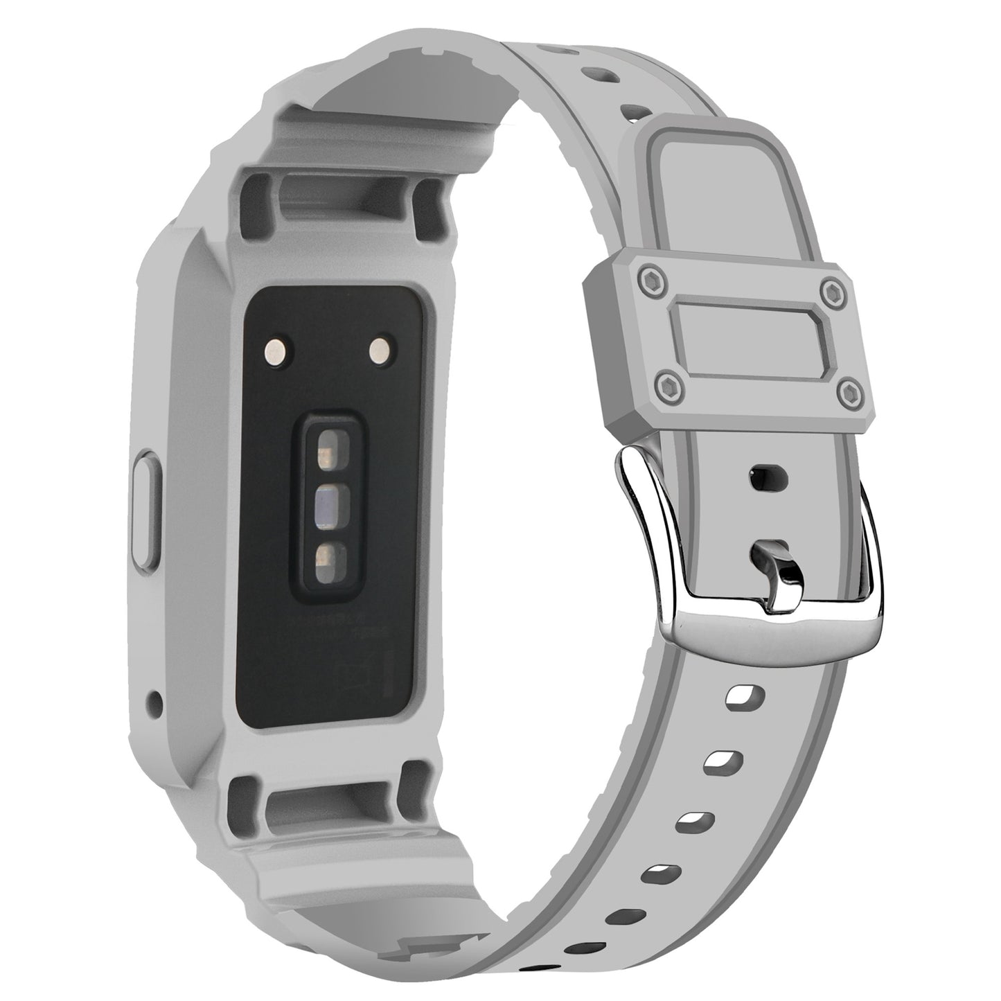 For Honor Band 6/Huawei Band 6/7 Replacement TPU Watch Band Adjustable Wrist Strap + Watch Case