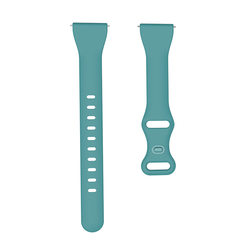 22mm Watch Strap Replacement Adjustable Silicone Wrist Band Bracelet with 8-shaped Buckle