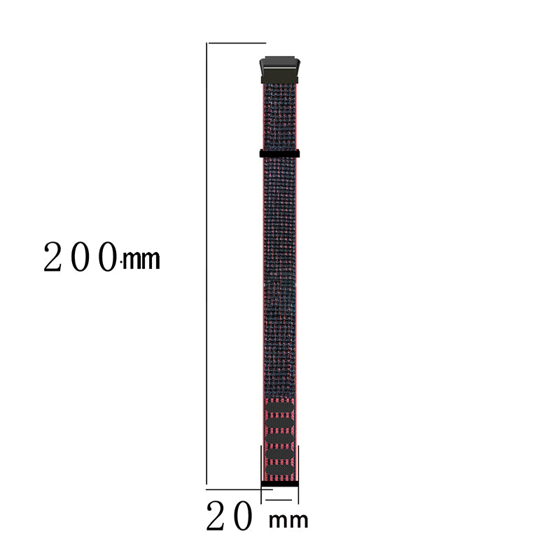 For Huawei Band 7 Soft Nylon Watch Band Adjustable Loop Fastener Sport Strap Wristband Replacement