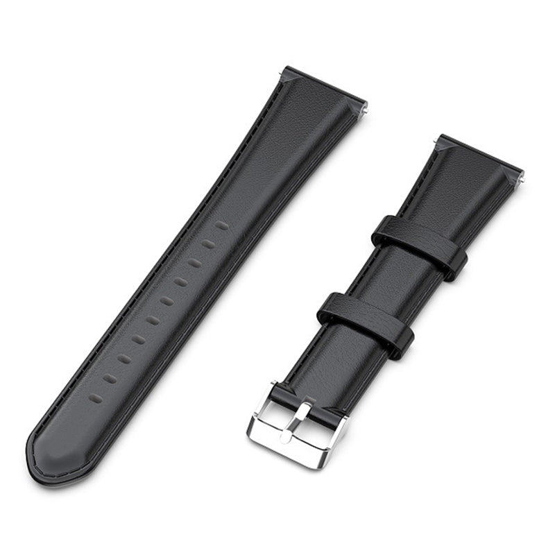 For Xiaomi Haylou Solar LS01 / ID205 / Willful SW021 Genuine Leather Watch Strap Quick Release Wrist Band Sports Watch 19mm Watchband Replacement