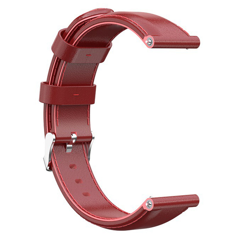 For Xiaomi Haylou Solar LS01 / ID205 / Willful SW021 Genuine Leather Watch Strap Quick Release Wrist Band Sports Watch 19mm Watchband Replacement