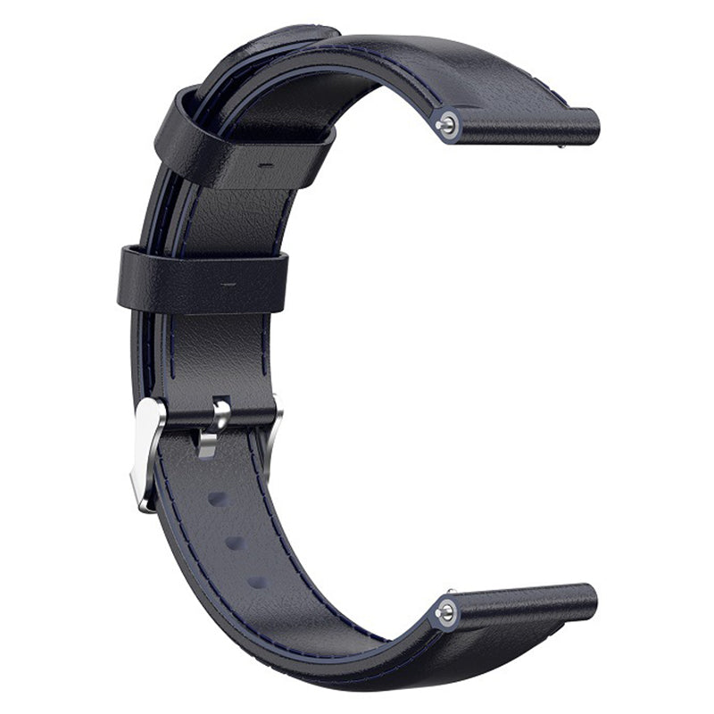 For Xiaomi Haylou Solar LS01 / ID205 / Willful SW021 Genuine Leather Watch Strap Quick Release Wrist Band Sports Watch 19mm Watchband Replacement