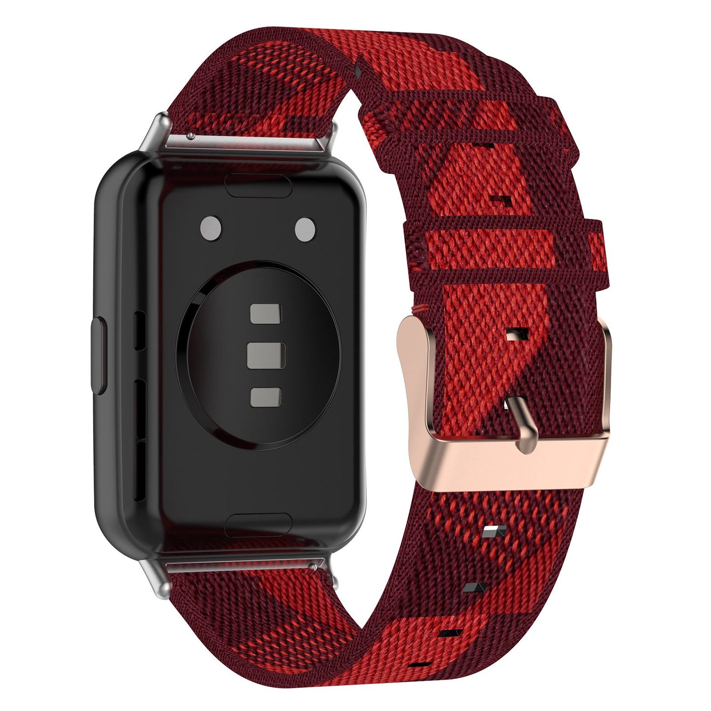 For Huawei Watch Fit 2 Watch Strap with Buckle Nylon Wrist Band Sports Watch 20mm Quick Release Watchband