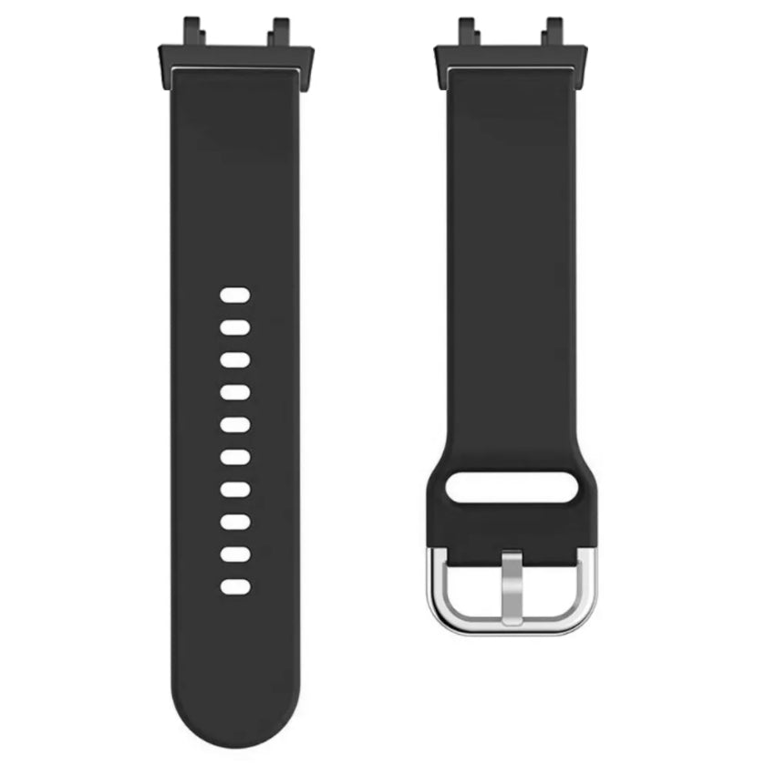 For Huami Amazfit T-Rex 2 Silicone Watch Strap Adjustable Wrist Band with Square Pin Buckle