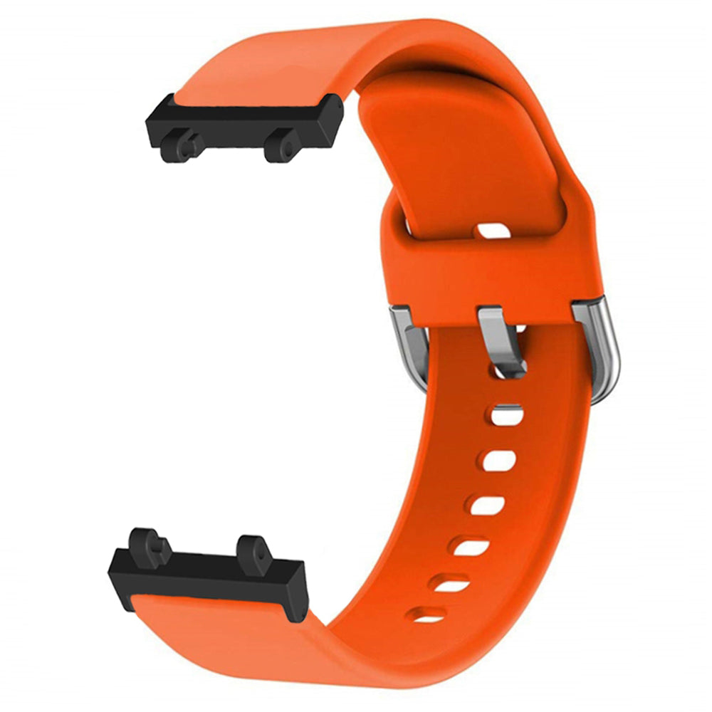 For Huami Amazfit T-Rex 2 Silicone Watch Strap Adjustable Wrist Band with Square Pin Buckle