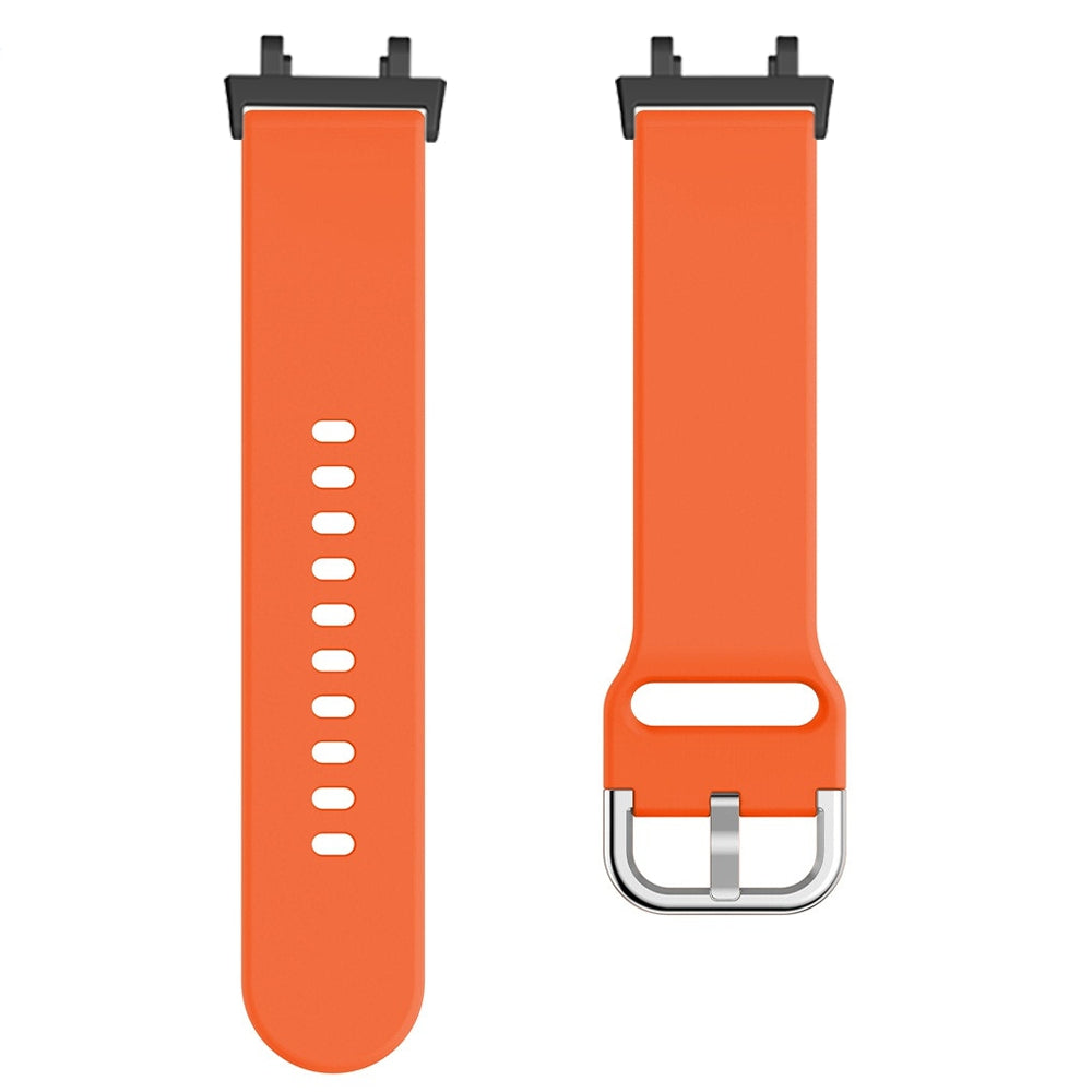 For Huami Amazfit T-Rex 2 Silicone Watch Strap Adjustable Wrist Band with Square Pin Buckle